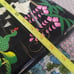 Vintage Japanese Island Black lacquer Peacock Footed Table Scrapbook photo album