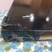 Vintage Japanese Island Black lacquer Peacock Footed Table Scrapbook photo album