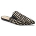 NWOB Jenni Kayne Genuine Calf Hair Mule in Black Honey Giraffe Slip On Size 36