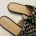 NWOB Jenni Kayne Genuine Calf Hair Mule in Black Honey Giraffe Slip On Size 36