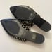 NWOB Jenni Kayne Genuine Calf Hair Mule in Black Honey Giraffe Slip On Size 36