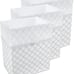13 Gallon Disposable Trash Cans (3-Pack). Reusable Garbage and Recycling Bins