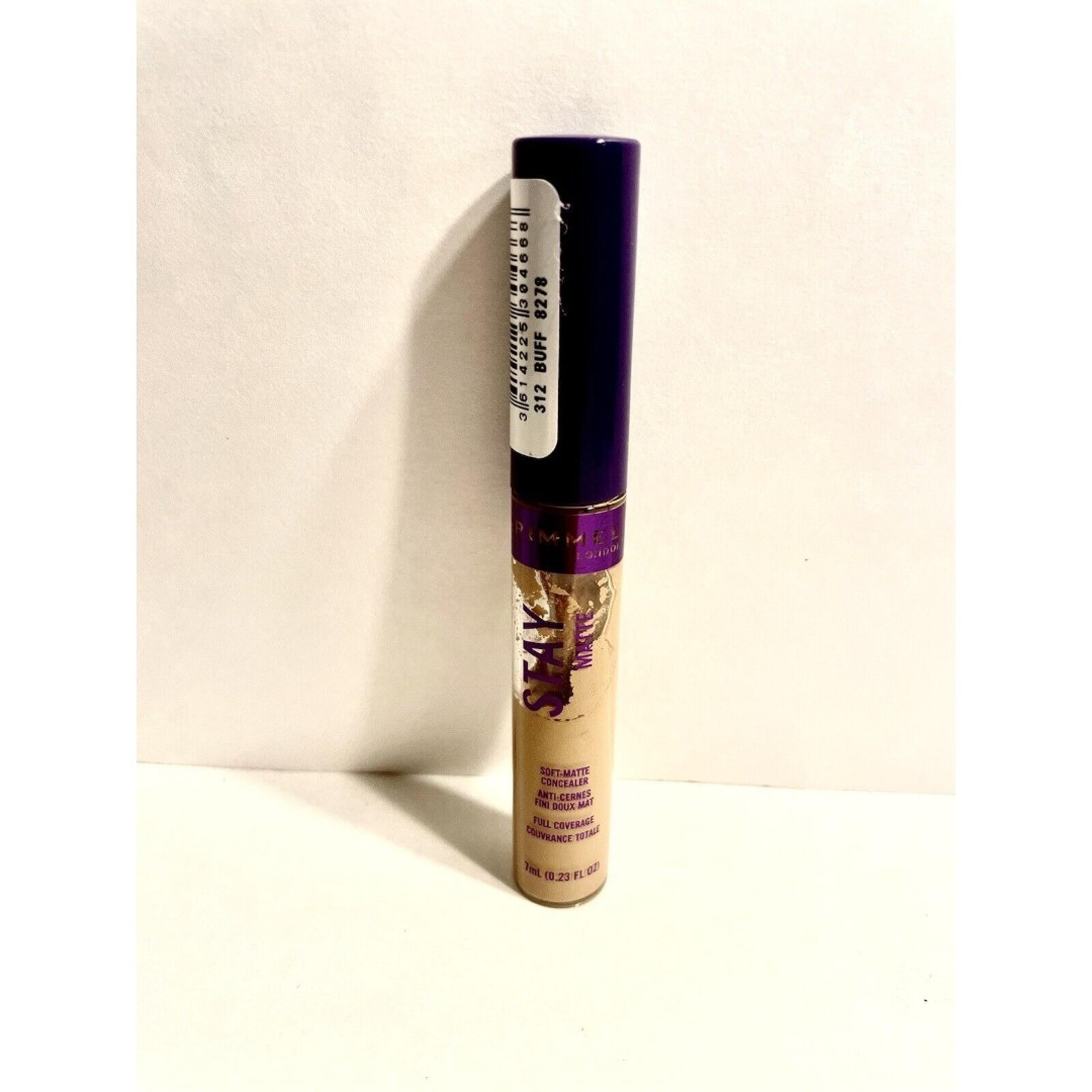 Rimmel London Stay Matte Liquid Concealer 312 Buff 0.23 oz - Brand New