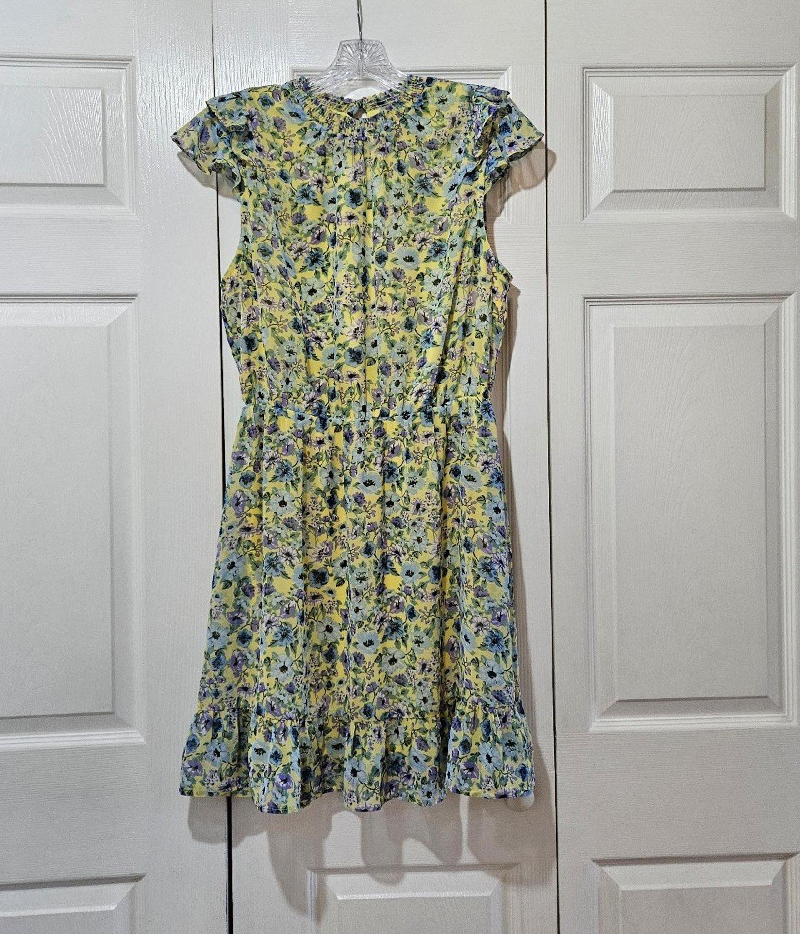 Women's Collective Concepts Floral Short Sleeve Dress