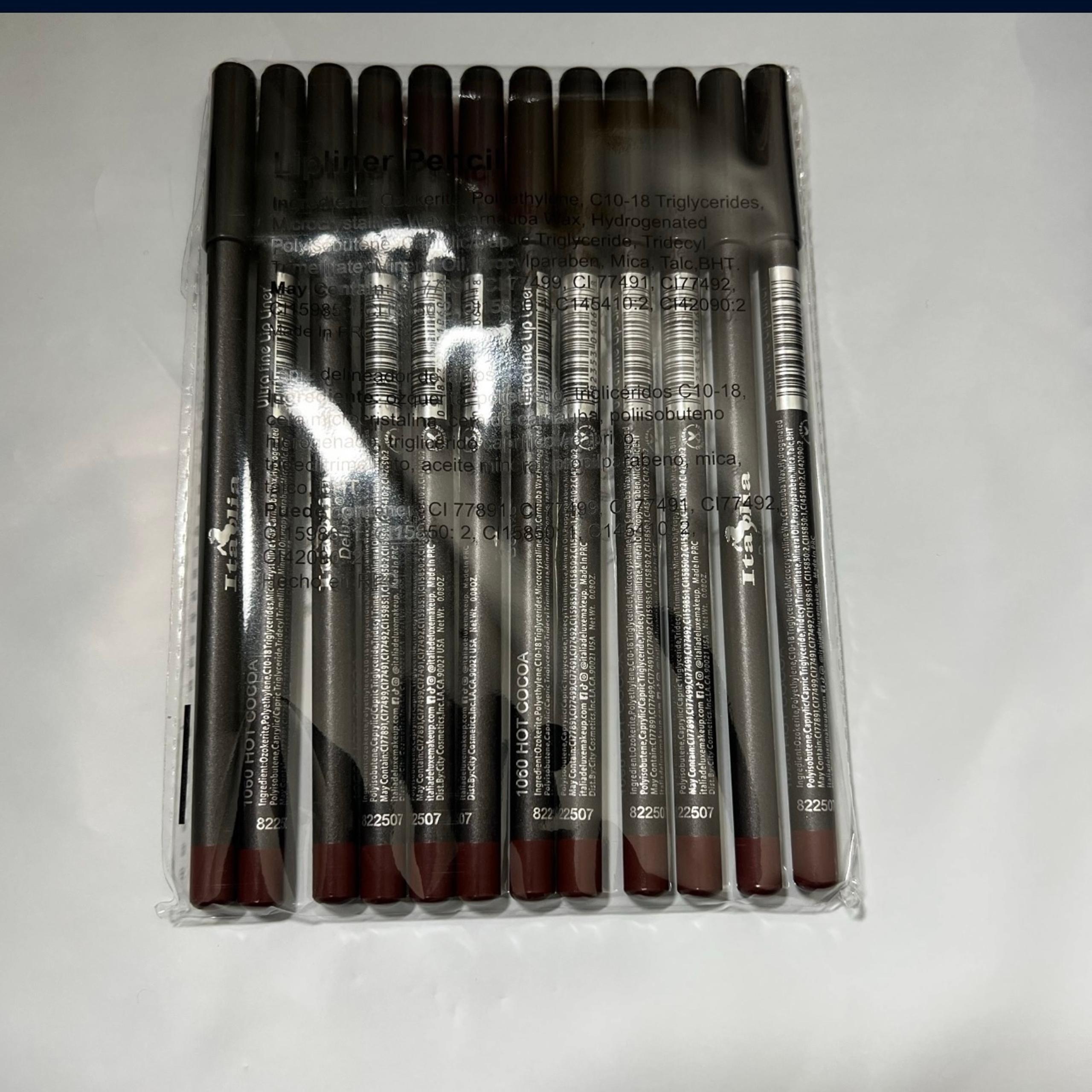 Italia deluxe 12 pack of HOT COCOA lip liners