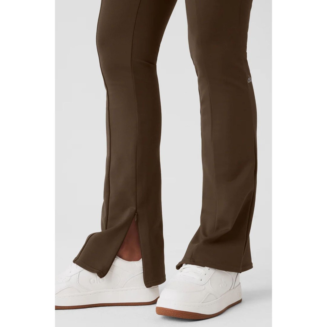 Alo High-Waist 7/8 Zip It Flare Legging - XS