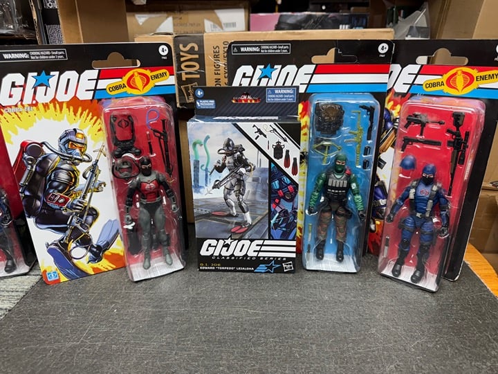 gi Joe classified lot DAMAGED CARDS retro cobra eel trooper beach head torpedo