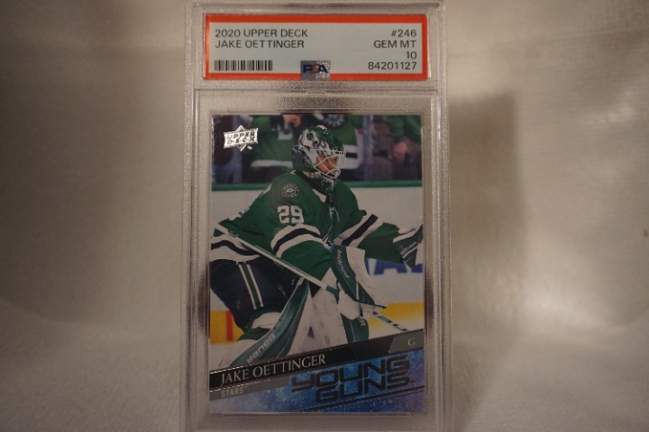 Jake Oettinger Young Guns PSA 10