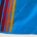 AVIATOR NATION 5 Stripe Flex Shorts Men's Size 29 Parrot Blue