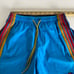 AVIATOR NATION 5 Stripe Flex Shorts Men's Size 29 Parrot Blue