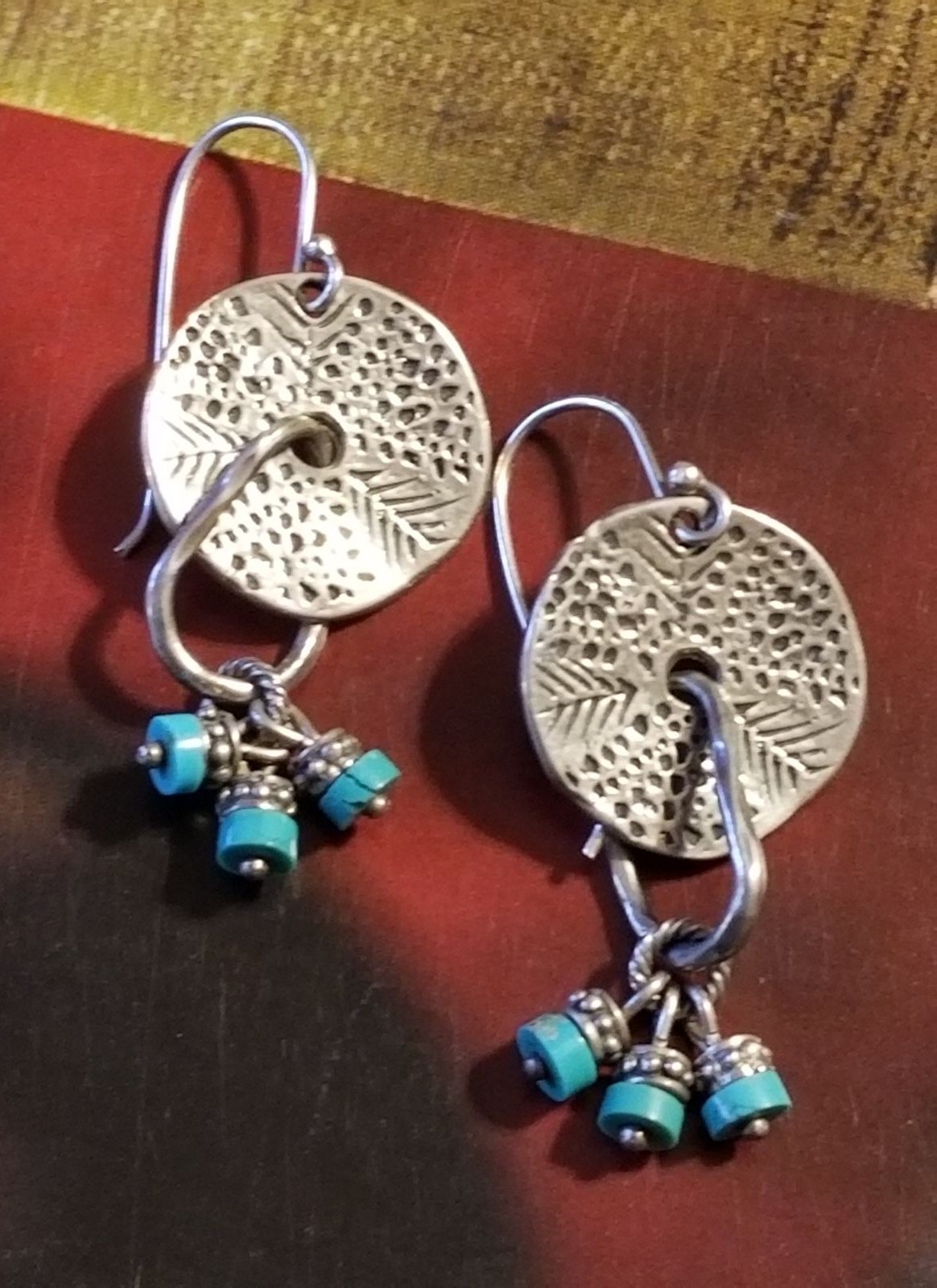 RARE Silpada Sterling Silver & Turquoise Earrings