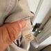 Athleta Tribecca Crop Pant size 14. Light gray color.