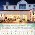 2 Pack Dusk to Dawn Outdoor Wall Lantern with Sensor