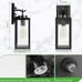 2 Pack Dusk to Dawn Outdoor Wall Lantern with Sensor
