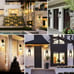 2 Pack Dusk to Dawn Outdoor Wall Lantern with Sensor