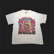 Vintage 1997 Chicago Bulls NBA Champions Finals Single Stitch T shirt Large
