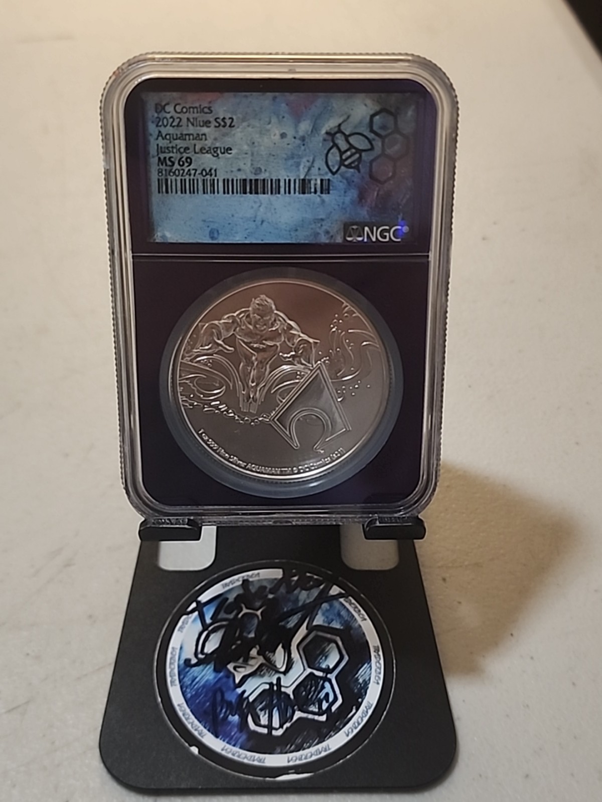 2022 Niue S2 DC Comics Aquaman Purple Core
