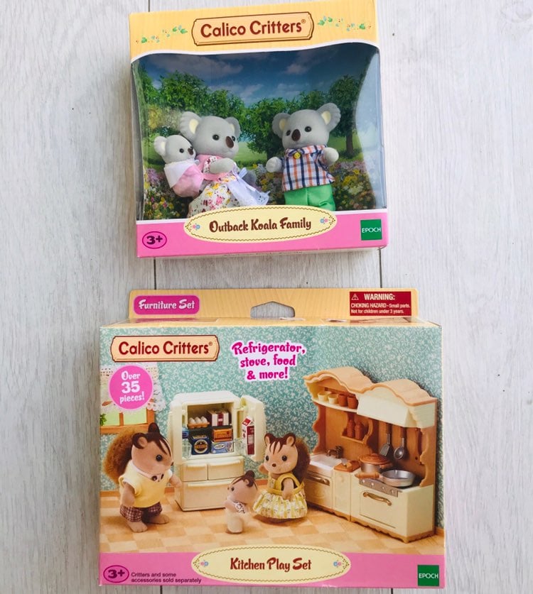 Calico critters bundle house fanily new