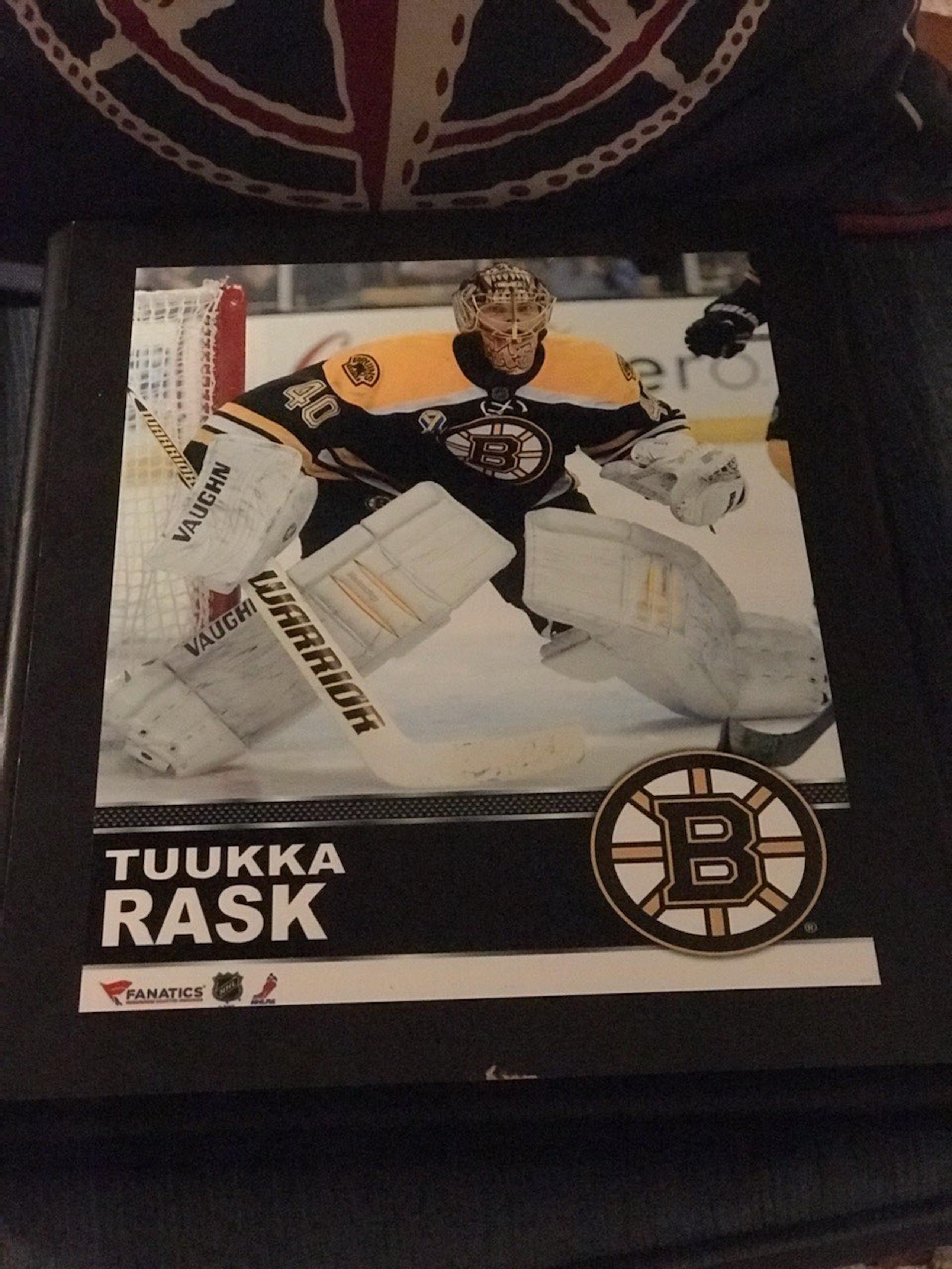 Tuukka rask plaque