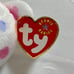 Ty Beanie Babies Kissme Bear 2001 Retired Valentines Day Plush Rare Errors MWMT