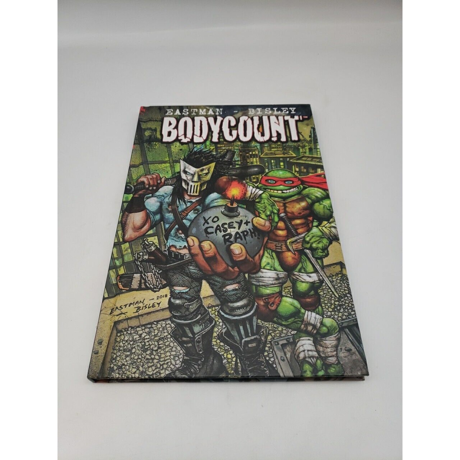 Eastman & Bisley Bodycount Graphic Novel 2018 Hardcover TMNT Ninja Turtles 1st