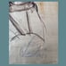 Vintage 1969 21 1/2 x 17 1/4 Oil Pastel Drawing of a Boy by Charlie Pico