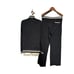 Burberry Woman’s Black Pants & Top Set Size L 90% Cotton Stretchy