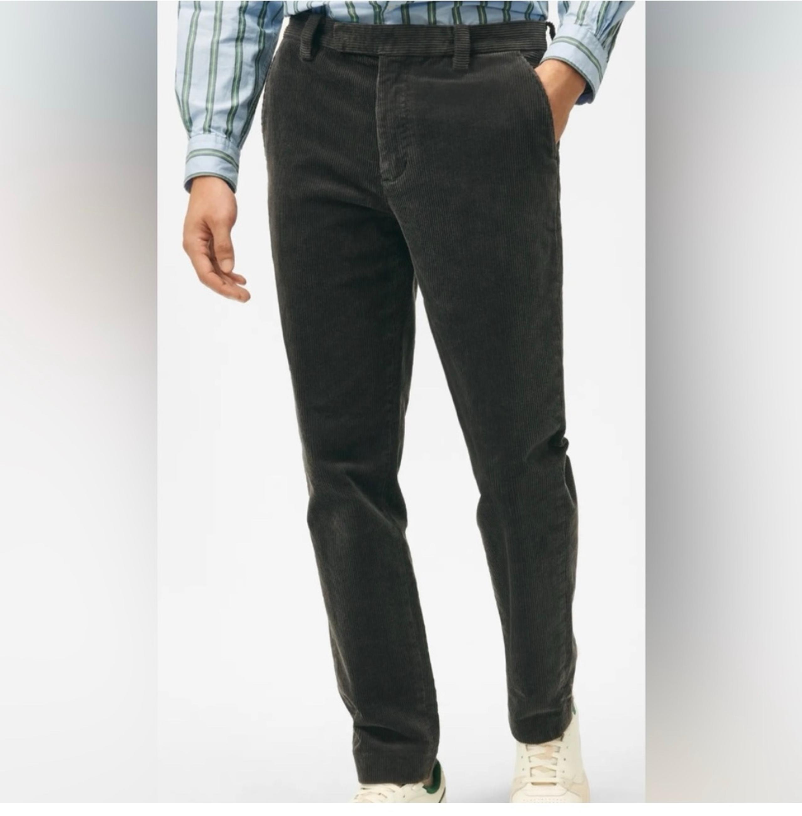 Brooks Brothers Men’s Black Corduroy Pants