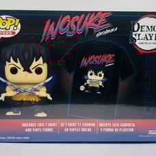 Funko Pop! Demon Slayer Inosuke Hashibira T-Shirt Bundle GameStop (Size XL)