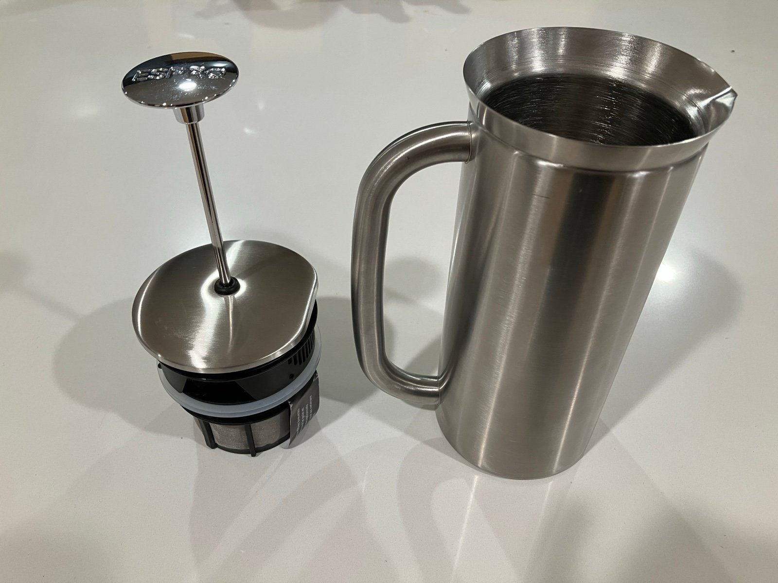 ESPRO P7 18oz French Press - NEW Brushed Stainless Steel - Grit Free Coffee