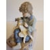 LLADRO Figurine Retired Boy Dog 5703 Behave