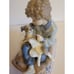 LLADRO Figurine Retired Boy Dog 5703 Behave