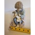 LLADRO Figurine Retired Boy Dog 5703 Behave