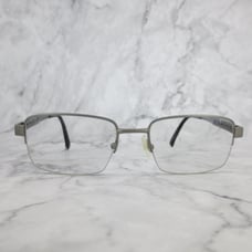 Seiko T1801 Eyeglasses Titanium Silver Half Rim Rectangular Frames 54-18-140
