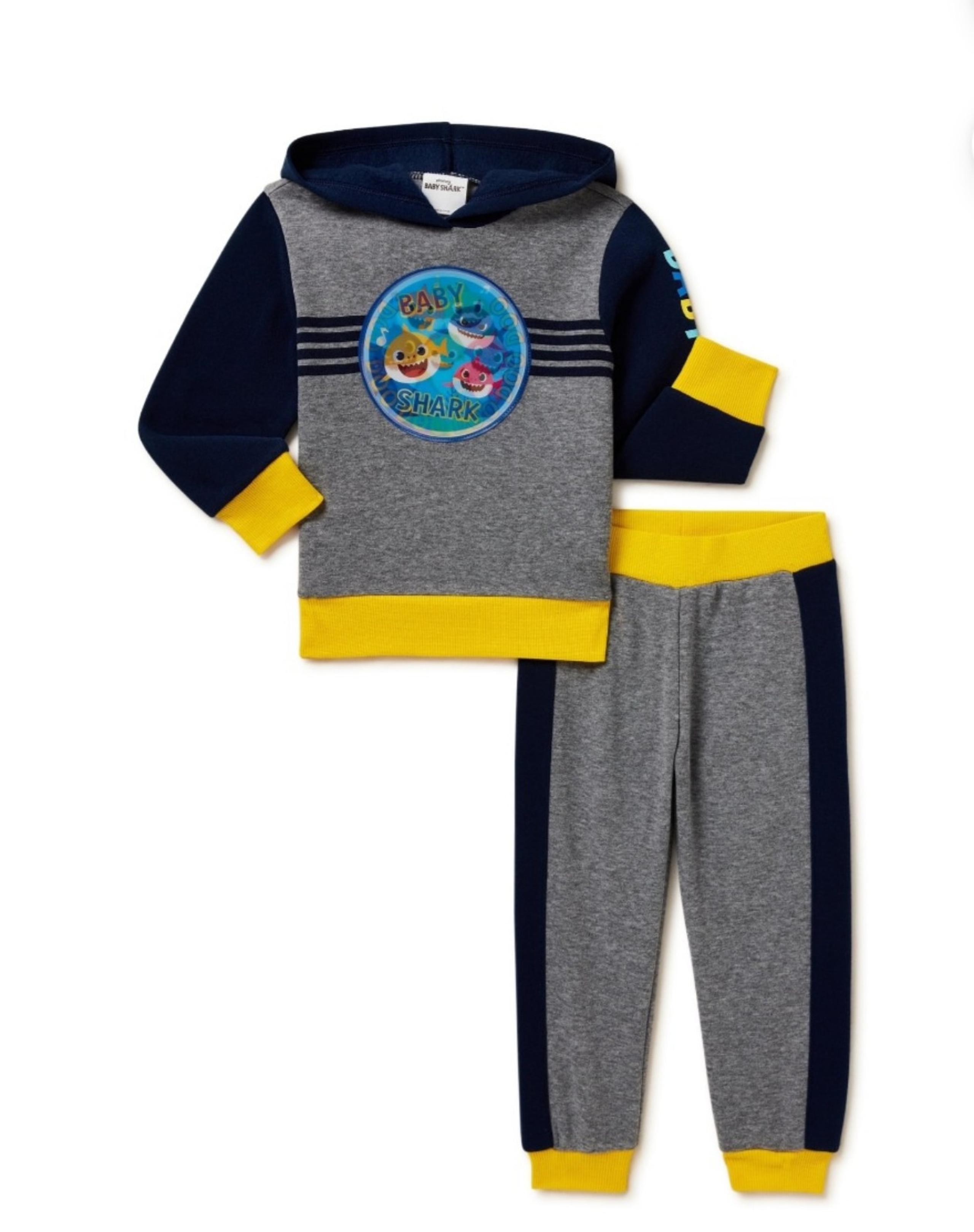 Baby Shark Toddler Boys 2-Piece Lenticular Jogger Set