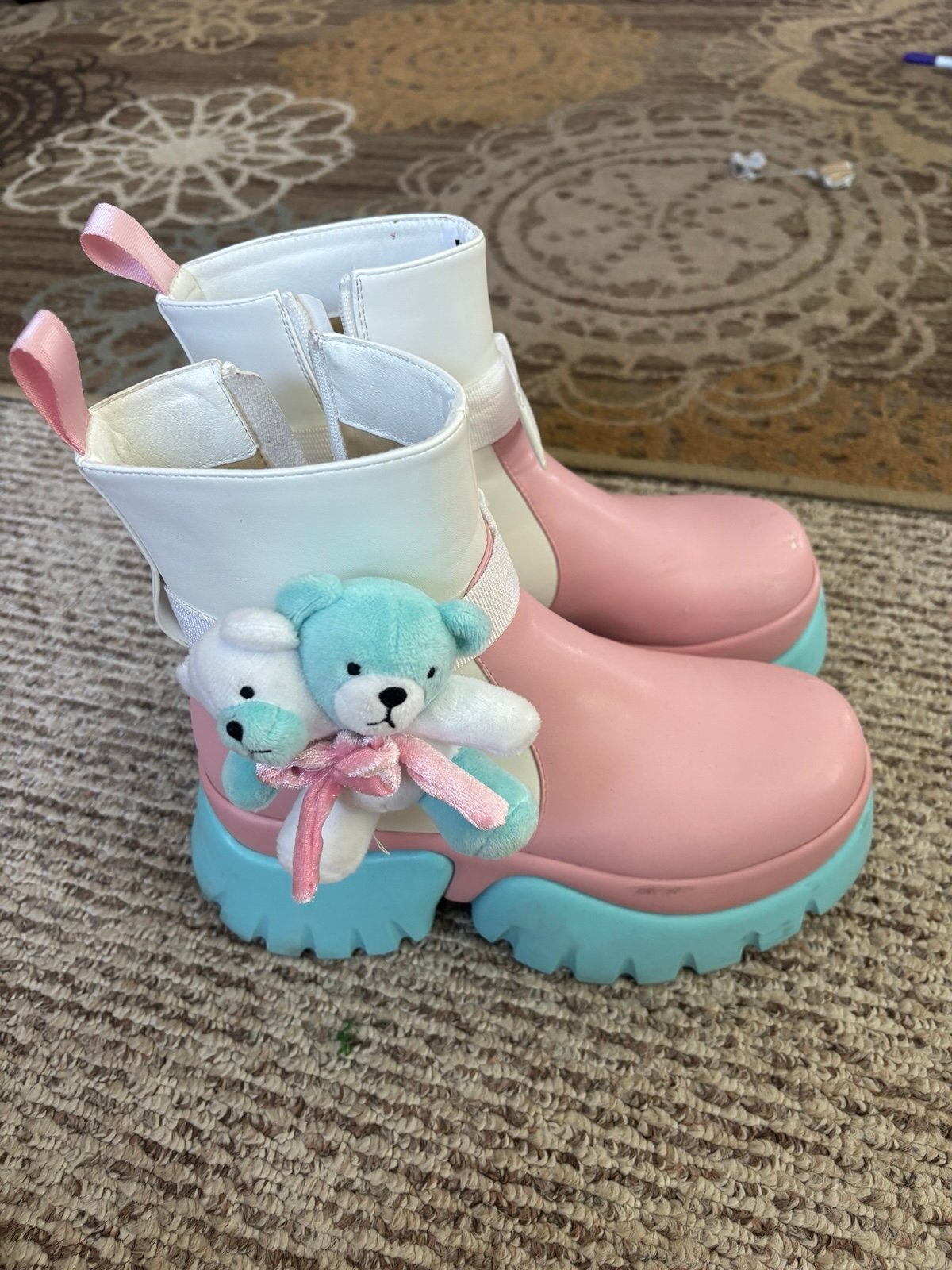 melanie martinez koi footwear teddybear boots
