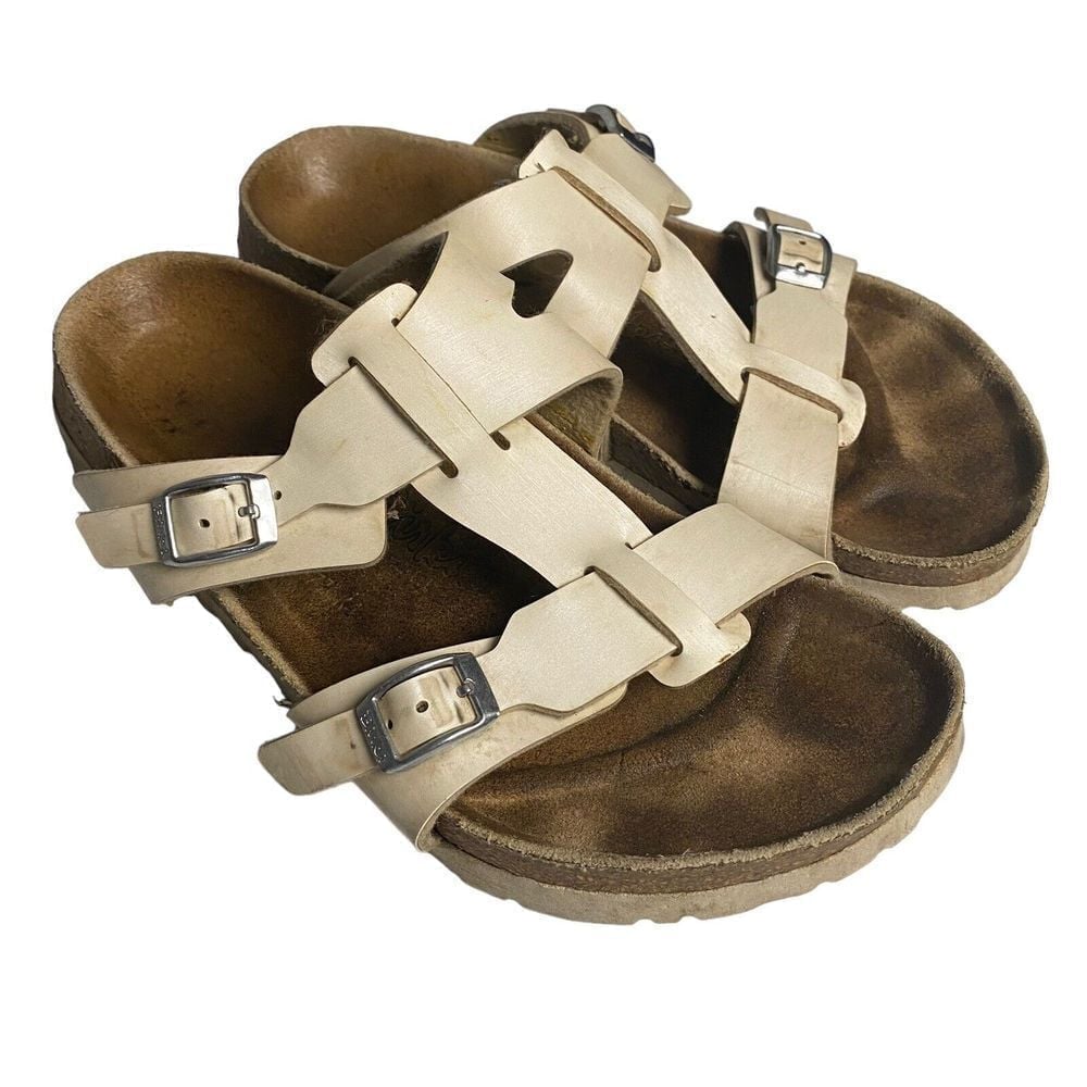 Womens Birkenstock Sandals, Style: Nias, Color: Alloy Perlmut Sz 39 US W8 Narrow
