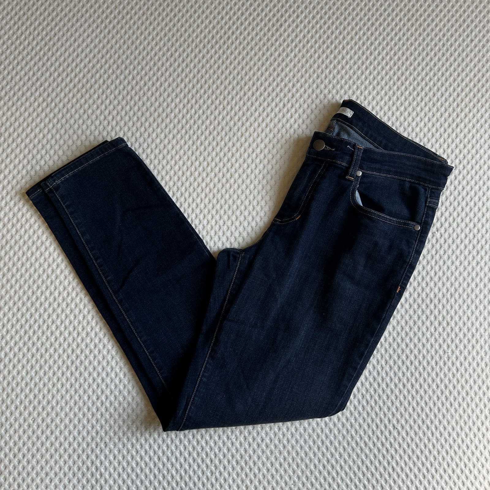 Eileen Fisher Slim Ankle Jeans 28 6 Dark Wash Skinny Women's Organic Cotton