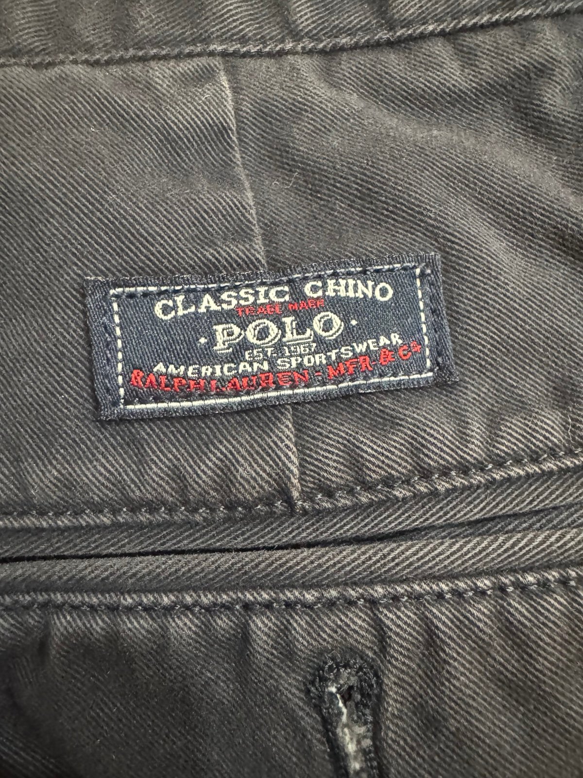 Classic Chino Polo by Ralph Lauren Size 100% Cotton 33/32