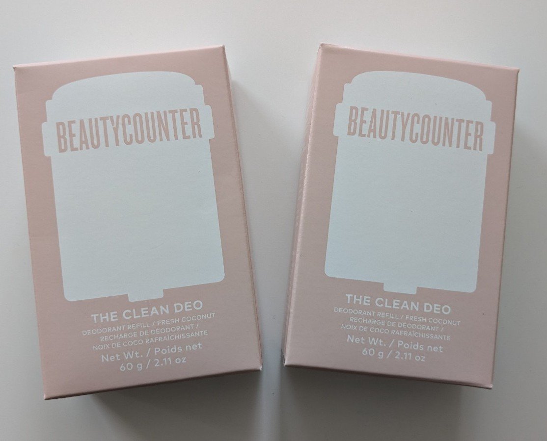 Beautycounter The Clean Deo REFILL Bundle in Fresh Coconut
