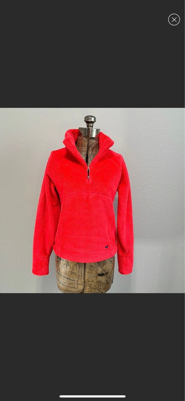 Obermeyer fleece pullover size M