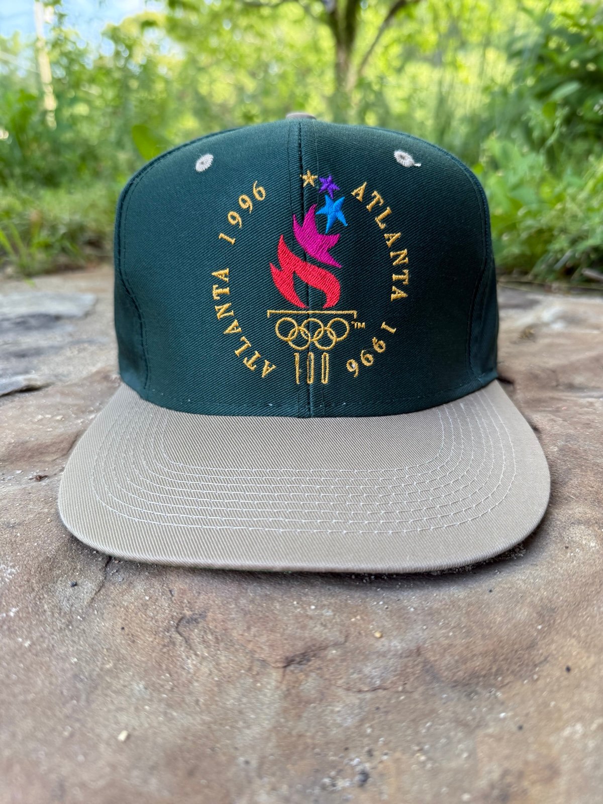 Vintage 1996 Atlanta Olympics classic logo snapback hat