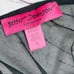 Betsey Johnson black sheer negligee lace pink bow