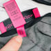 Betsey Johnson black sheer negligee lace pink bow
