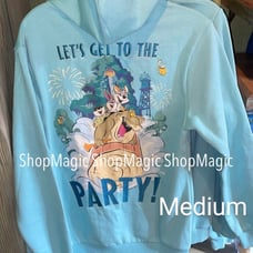 Disney Parks Tiana's Bayou Adventure Blue Zip Up Hoodie - Let's Get To The Party