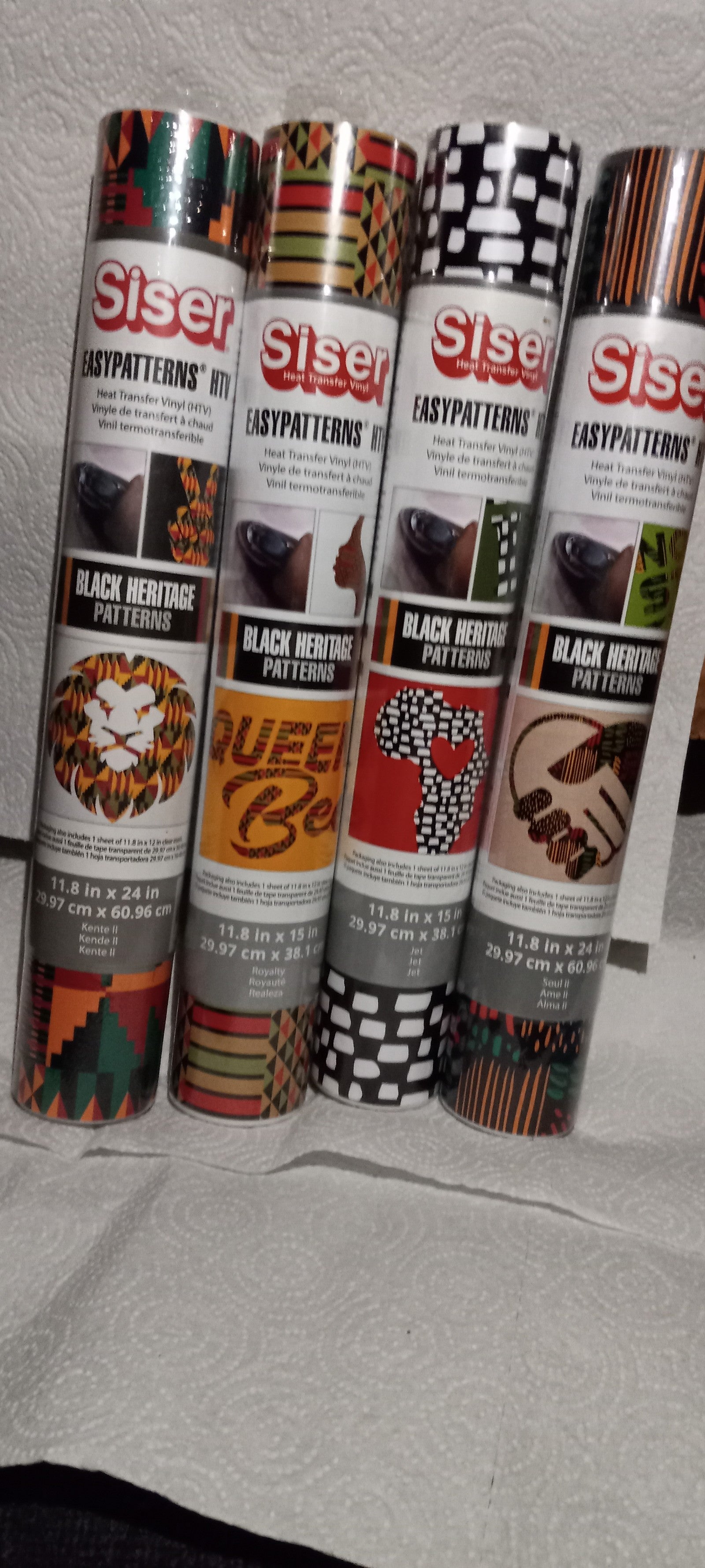 Siser easypatterns HTV Black Heritage patterns
