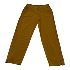 Athleta Brooklyn Ankle Lightweight Pants Women's Size 10 Mustard