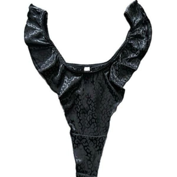 Victoria’s Secret Sexy Soft Satin French Cut Ruffle High leg thong panty Xlarge
