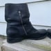 Frye Vicky Engineer Boots black buckle leather 11B Style 3478817