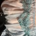 Blue Maternity Dress with cape